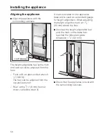 Предварительный просмотр 58 страницы Miele F 1801 SF Operating And Installation Manual