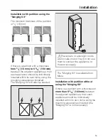 Предварительный просмотр 7 страницы Miele F 1803 Vi Installation Instructions Manual