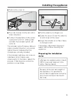 Предварительный просмотр 15 страницы Miele F 1803 Vi Installation Instructions Manual