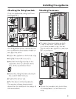 Предварительный просмотр 25 страницы Miele F 1803 Vi Installation Instructions Manual