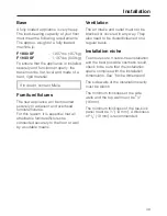 Preview for 5 page of Miele F 1813 SF Installation Instructions Manual
