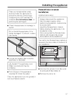 Preview for 13 page of Miele F 1813 SF Installation Instructions Manual
