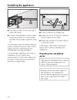 Preview for 14 page of Miele F 1813 SF Installation Instructions Manual