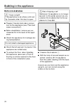 Preview for 28 page of Miele F 2411 SF Operating And Installation Instructions