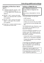 Preview for 75 page of Miele F 2462 Vi Operating And Installation Instructions