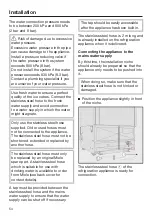 Preview for 54 page of Miele F 2671 Vi Operating And Installation Instructions