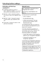 Preview for 76 page of Miele F 2671 Vi Operating And Installation Instructions