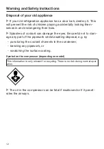 Preview for 12 page of Miele F 31202 Ui Operating And Installation Instructions