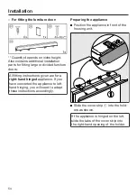 Preview for 54 page of Miele F 32202 i Operating And Installation Instructions