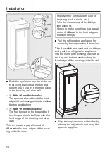 Preview for 58 page of Miele F 32202 i Operating And Installation Instructions