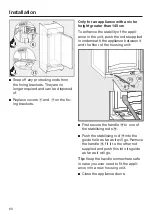 Preview for 60 page of Miele F 32202 i Operating And Installation Instructions