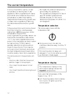 Preview for 12 page of Miele F 4457 S Operating And Installation Manual