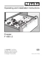 Miele F 456 i-2 Operating And Installation Instructions preview