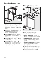 Preview for 38 page of Miele F 5122 Ui Operating And Installation Instructions