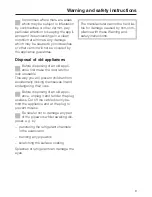 Preview for 9 page of Miele F 7138 S Operating And Installation Manual