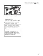 Preview for 29 page of Miele F 7462 SNH-1 Operating And Installation Manual