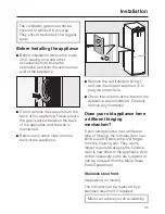 Preview for 35 page of Miele F 9052 i-1 Operating And Installation Instruction