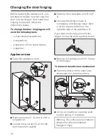 Preview for 38 page of Miele F 9052 i-1 Operating And Installation Instruction