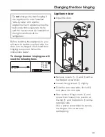 Preview for 39 page of Miele F 9122 Ui-2 Operating Instructions Manual