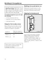 Preview for 40 page of Miele F 9252 i Operating And Installation Manual