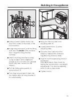 Preview for 45 page of Miele F 9252 i Operating And Installation Manual