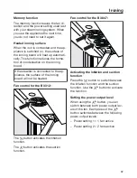 Предварительный просмотр 37 страницы Miele FM3 Operating Instructions Manual