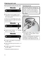 Предварительный просмотр 50 страницы Miele FM3 Operating Instructions Manual