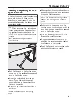 Preview for 57 page of Miele FM3 Operating Instructions Manual