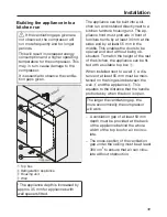 Preview for 49 page of Miele FN 22062 ws Operating And Installation Instructions