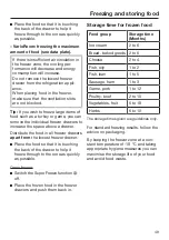 Preview for 49 page of Miele FN 4322 E Operating Instructions Manual