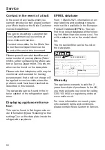 Preview for 66 page of Miele FN 4322 E Operating Instructions Manual