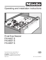 Miele FN 4457 S Operating And Installation Instructions preview