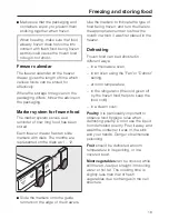 Preview for 19 page of Miele FN 4457 S Operating And Installation Instructions