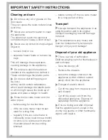 Preview for 8 page of Miele FNS37492iE Operating And Installation Instructions