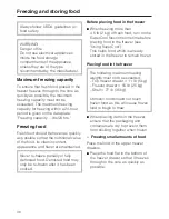 Preview for 30 page of Miele FNS37492iE Operating And Installation Instructions