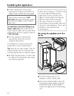 Preview for 82 page of Miele FNS37492iE Operating And Installation Instructions