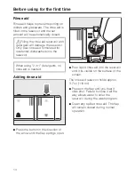 Preview for 14 page of Miele FULLSIZE DISHWASHER - OPERATING Operating Instructions Manual