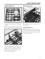 Preview for 25 page of Miele FULLSIZE DISHWASHER - OPERATING Operating Instructions Manual