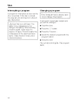 Preview for 32 page of Miele FULLSIZE DISHWASHER - OPERATING Operating Instructions Manual