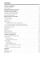 Preview for 2 page of Miele G 1102 SCi Operating Instructions Manual