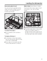 Preview for 29 page of Miele G 1142 SC Operating Instructions Manual