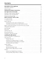 Preview for 2 page of Miele G 1182 Operating Instructions Manual