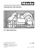 Miele G 1252 SC Operating Instructions Manual preview