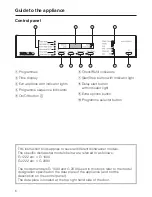 Preview for 6 page of Miele G 1252 SC Operating Instructions Manual