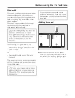 Preview for 21 page of Miele G 1252 SC Operating Instructions Manual