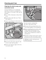 Предварительный просмотр 52 страницы Miele G 1262 Operating Instructions Manual