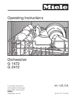 Miele G 1472 Operating Instructions Manual preview