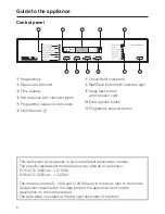 Preview for 6 page of Miele G 1542 Operating Instructions Manual