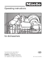 Предварительный просмотр 1 страницы Miele G 1570 Operating Instructions Manual