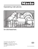 Miele G 1572 Operating Instructions Manual preview